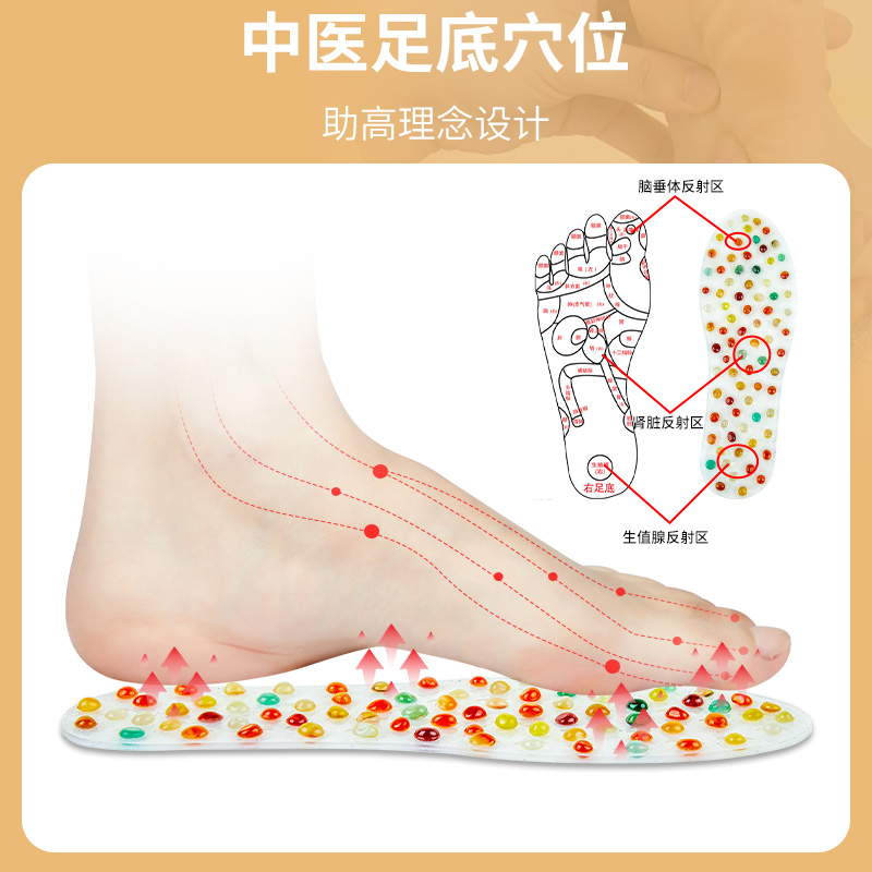长高高不自卑儿童变高神器助长脑垂体刺激孩子长个训练助高按摩垫