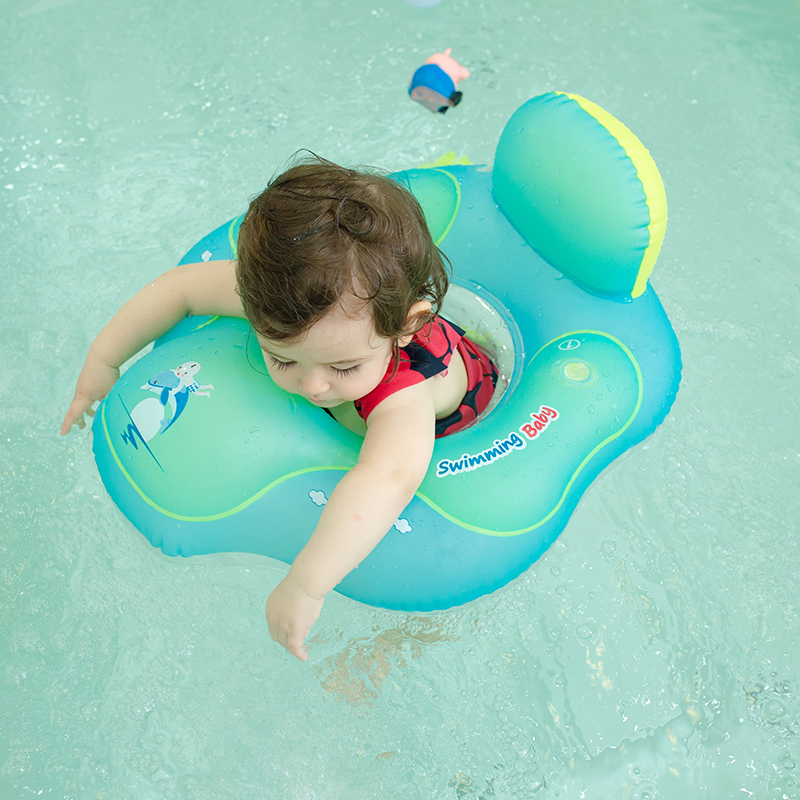 自游宝贝婴儿童游泳圈腋下座圈宝宝游泳坐圈趴圈浮圈0-3岁游泳圈-图0
