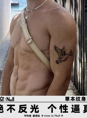 空空NULL 和平 草本保持久防水持久果汁纹身贴ins个性酷