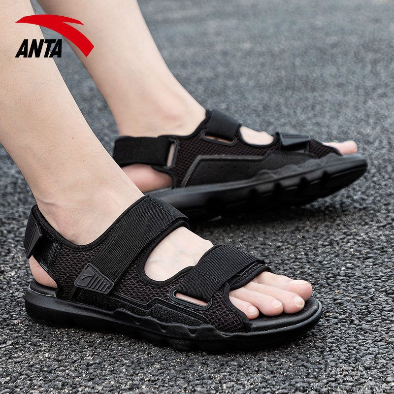 安踏凉鞋男春夏季新款官方旗舰正品男士户外沙滩鞋运动凉鞋男款 - 图3