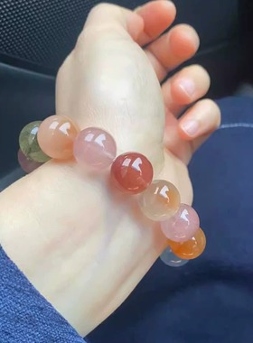 天然玛瑙手串女多宝高级感水晶手链送女友礼物多巴胺手饰送礼物