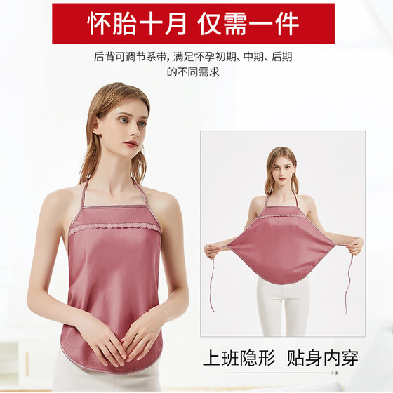 Pregnant women's radiation protection clothing with slings for office workers to wear inside and breathable