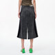 REVAN Rui Fan designer sports style knitted patchwork denim skirt RN31507106