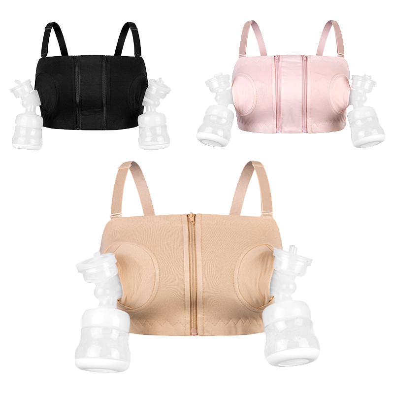 吸奶器免手扶解放双手哺乳神器文胸 mianshoufu母婴哺乳文胸