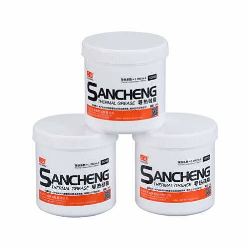 白色LED电子电器用导热硅脂1KG CPU散热膏导热膏硅胶系数1.0-3.0 - 图3