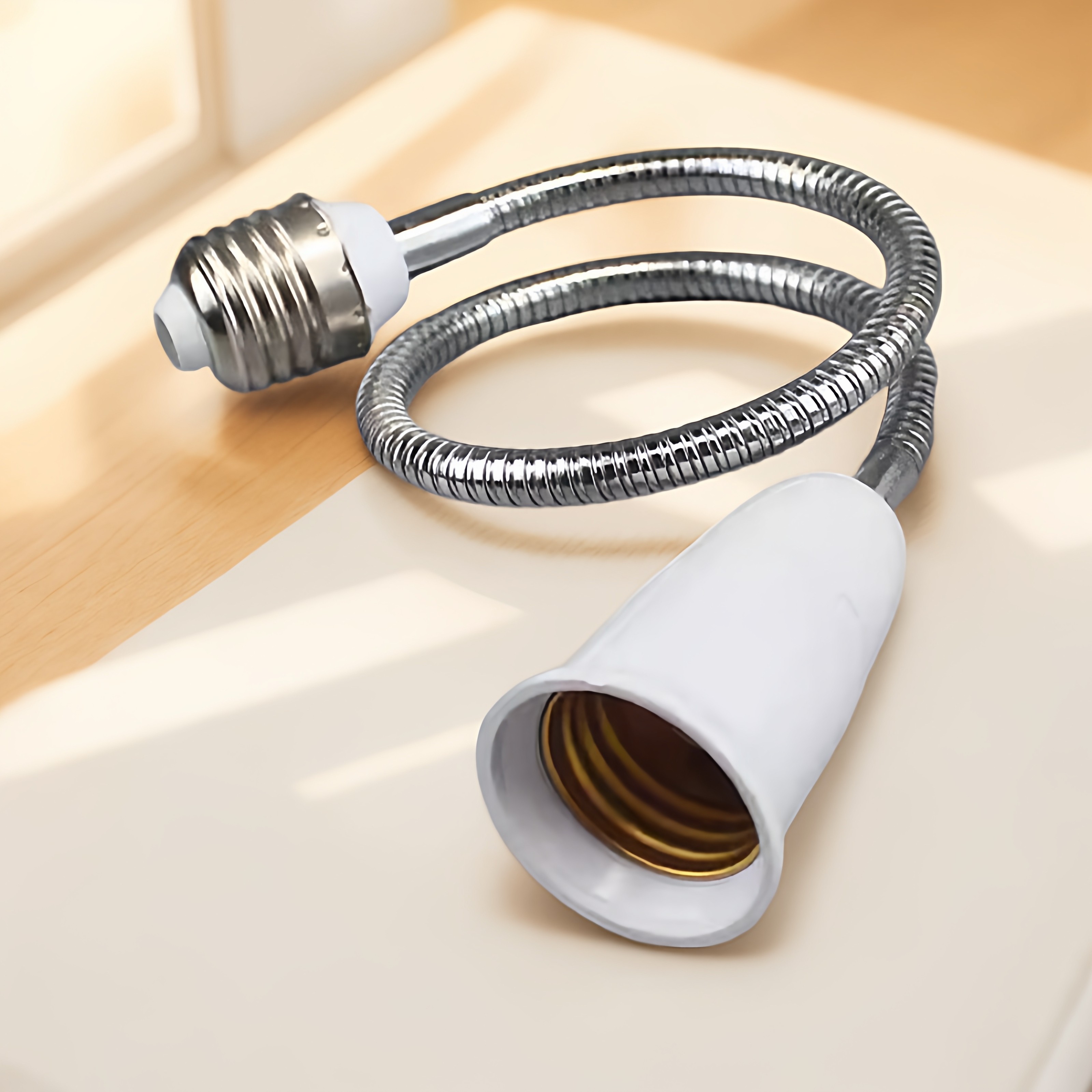 E27转E27软管加长灯头螺口转换器灯座转接头延长带插头灯头延长器,淘宝优惠券,粉丝福利购,淘宝优惠卷