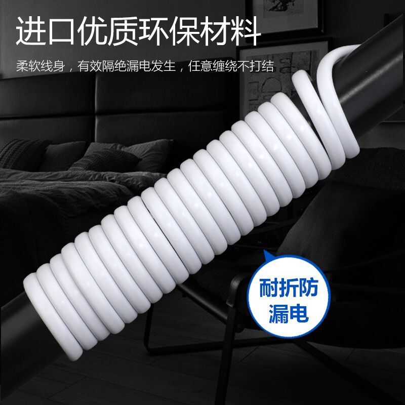 3米5米吊扇电风扇延长线监控摄像头电源延长线二插电瓶车充电线_虎窝淘