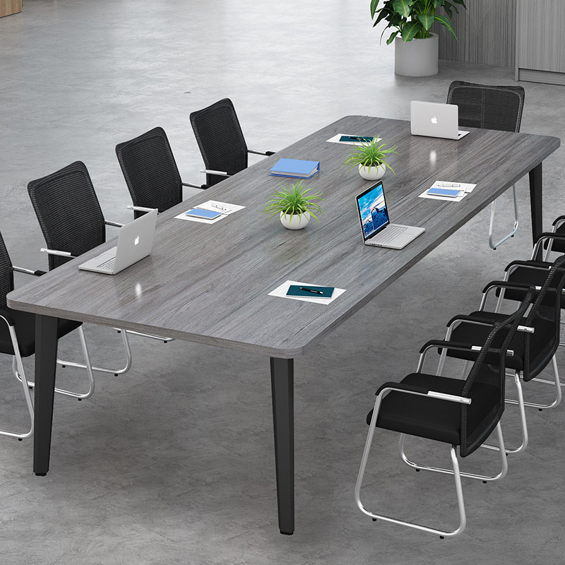 会议桌长桌简约现代长方形培训大小型洽谈桌椅组合长条桌子办公桌