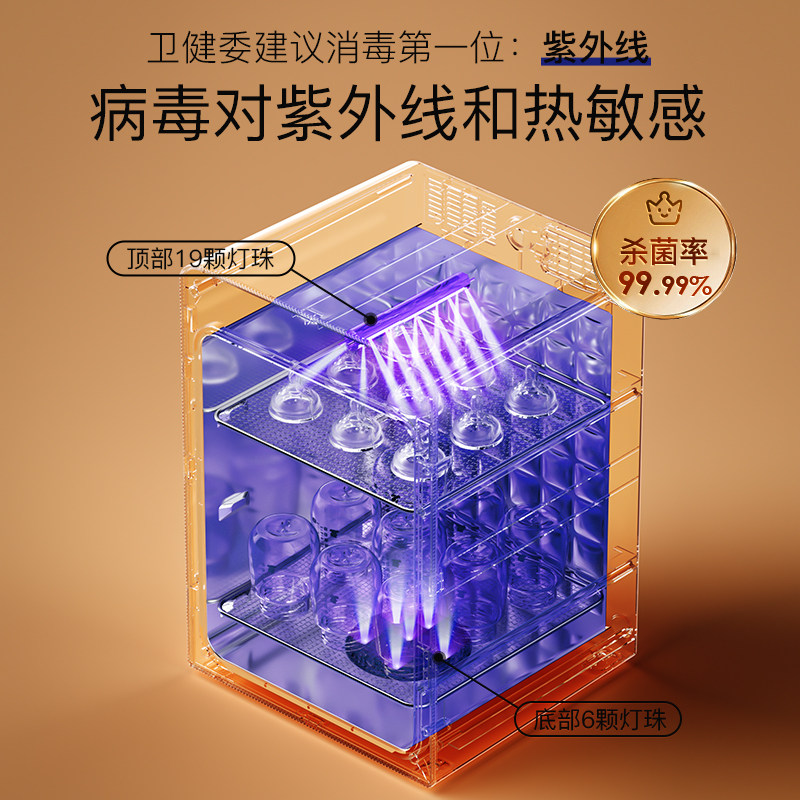 【尊享升级款】小白熊婴儿奶瓶消毒器 小白熊拉法奶瓶消毒器/消毒锅