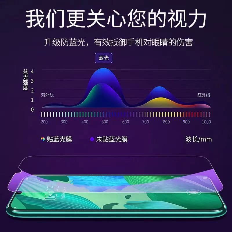 vivoT2钢化膜vivoT2x手机膜T2全屏覆盖vivo贴膜保T2x护抗蓝光防窥抗指纹vovo原装vivi高清镜头防爆防摔无白边 - 图2