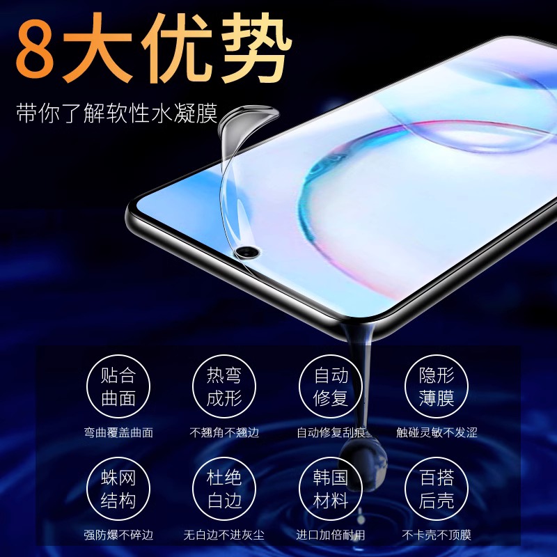 适用红米note12pro水凝膜nota12pro+手机贴膜redminote12/turbo钢化膜5G抗蓝光note12tpro全包小米软膜极速版 - 图0