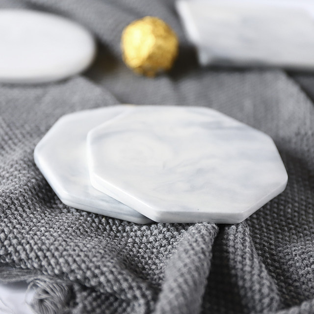 Marble Coaster Flame Paint Seal Pad