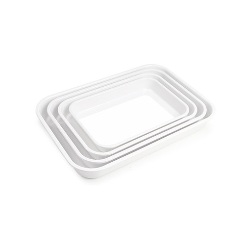 密胺卤菜熟食展示盘装凉拌菜盘子卤味鸭货专用盘子长方形凉菜托盘 - 图3