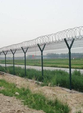 销小区厂区护栏绿色隔离网便捷防护网塑喷塑铁路草绿色护栏网新