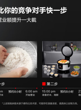 德玛仕商用电饭煲西施锅老式大号容量智能预约蒸饭电饭锅食堂联名