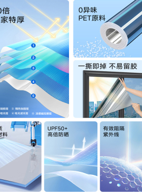 镜面反光防窥膜玻璃贴膜