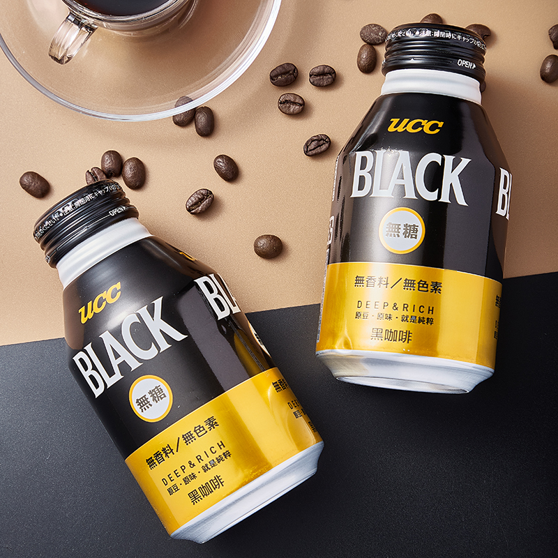 日本进口UCC BLACK coffee悠诗诗冷萃即饮黑咖啡液饮料罐装直饮 - 图1