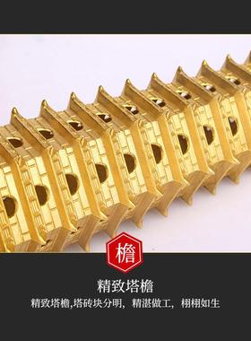 文昌塔9层13层黄铜工艺品摆件模型送礼物赠品书房装饰