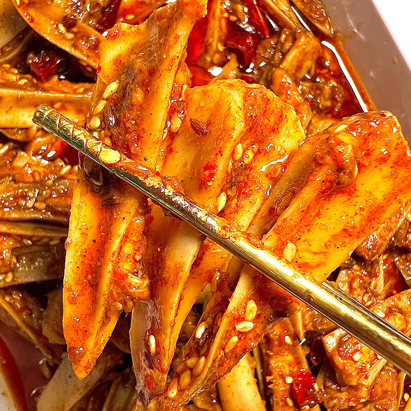 三角骨鸡脆骨即食麻辣冷吃香辣孜然味鸡软骨休闲零食品充饥下酒菜 - 图2