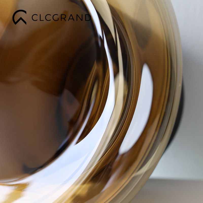 轻奢中古玻璃花瓶摆件高级感客厅桌面插花装饰花器酒店样板间摆设,淘宝优惠券,粉丝福利购,淘宝优惠卷