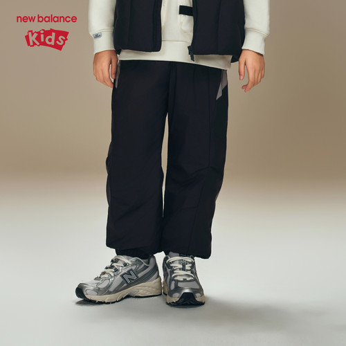 New Balance nb童装儿童男女秋冬新款保暖棉裤束脚长裤ND7XF44073 - 图0