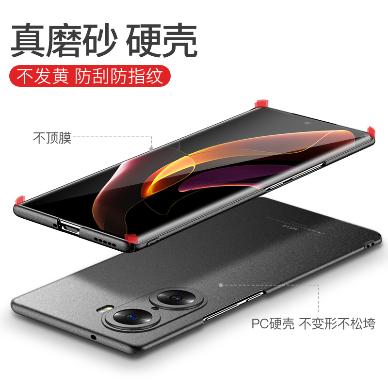 5G荣耀6O手机壳TNA一AN00曲面屏LSA—ANOO磨砂lsaan00适用华为v60超薄honor60pro ry60硬外壳tnaan00半包TN00 - 图3