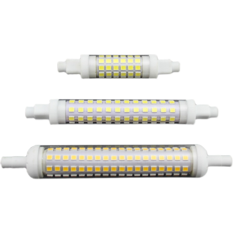 室内照明r7s双端太阳管LED灯替换非碘钨灯卤素灯灯管220V白黄陶瓷 - 图3