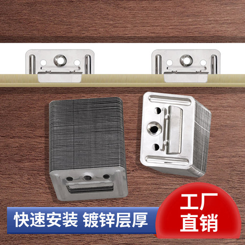 护墙板固定卡子集成墙板卡扣竹木纤维长城生态板不锈钢安装卡片 - 图3