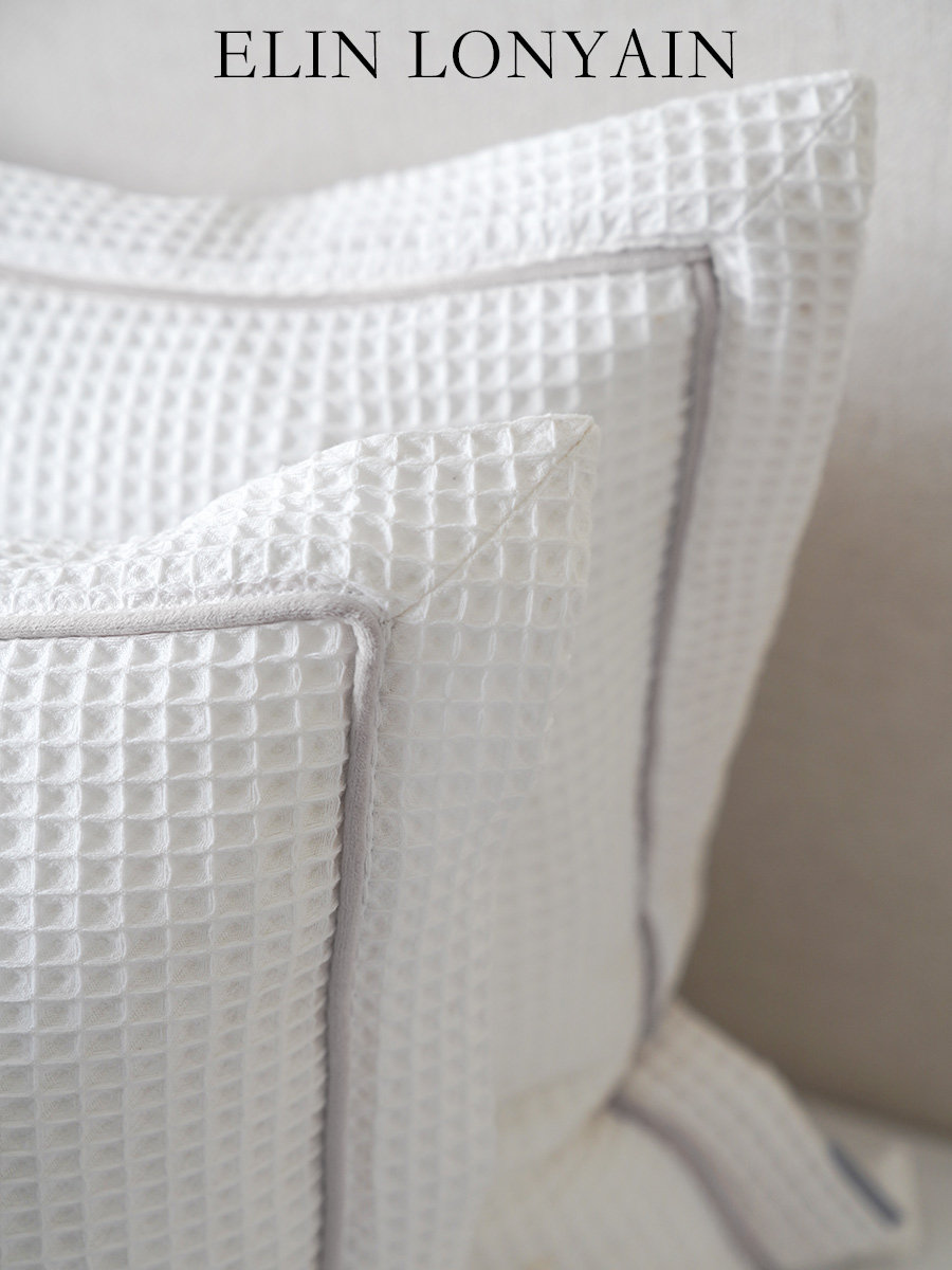 ELIN LONYAIN现代简约轻奢绿色系样板房儿童房床品搭配抱枕搭毯,淘宝优惠券,粉丝福利购,淘宝优惠卷