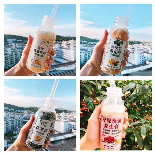 海底椰雪梨膏材料包汤包瓶子标签贴纸煲汤材料商用套餐摆地摊货源 - 图2