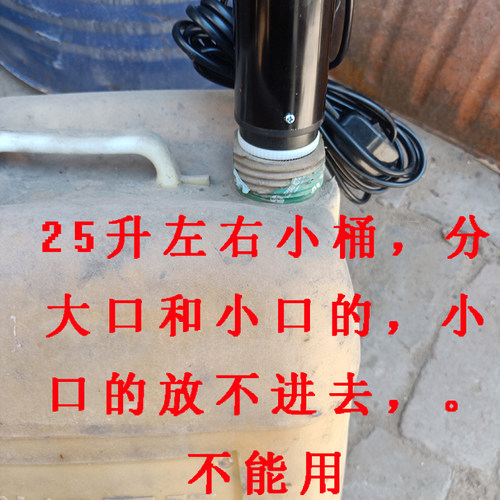 抽油泵12V24v220v柴油电动小型伏抽油神器加油机加油枪水泵油抽子 - 图2