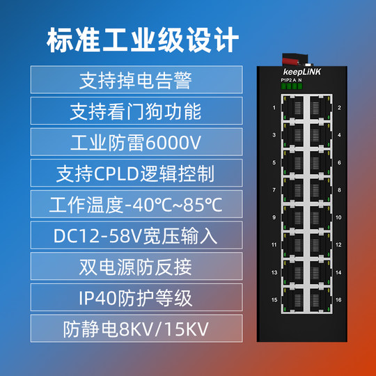 Tipo de carril guía de interruptor industrial keepLINK