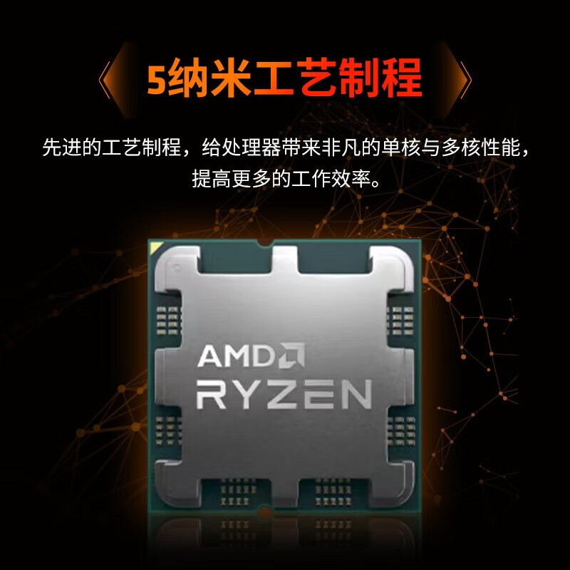 AMD 7000系列/8000系列8700G/8600G/7950X/7800X3D/7500F全新盒装-图2