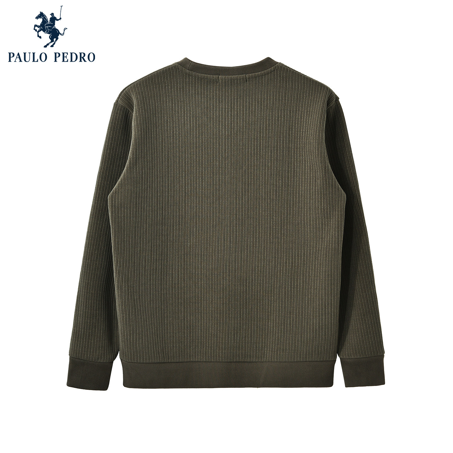 加绒-保罗彼得2025冬季男针织衫圆领加厚保暖休闲毛衣MMEDZ00642,淘宝优惠券,粉丝福利购,淘宝优惠卷