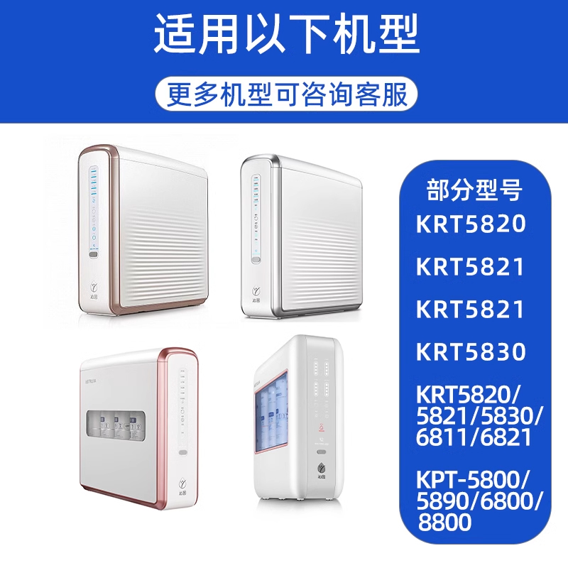 芯园适用沁园净水器滤芯KRT5830/5800/6800/5890/5820通用RO滤芯 - 图1