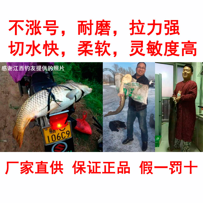 钓圣鱼线主线子线正品尼龙线四海钓鱼推荐认证台钓线超强拉力时代 - 图0