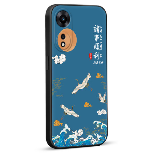 秋昊适用于oppoa1x全包新款手机壳a58软硅胶保护套 a58x国风潮流防摔外壳a2x耐磨耐脏a1活力版复古时尚phj110 - 图3