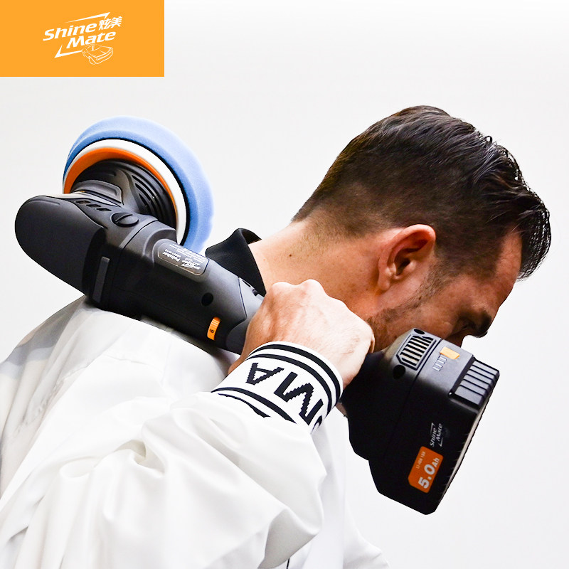 炫美无线偏心抛光机汽车美容家用5寸抛光工具充电车用震抛机套装,淘宝优惠券,粉丝福利购,淘宝优惠卷