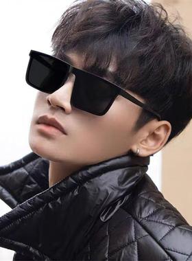 2025新款方框太阳眼镜时尚百搭防晒高级太阳眼镜男开 车专用偏光