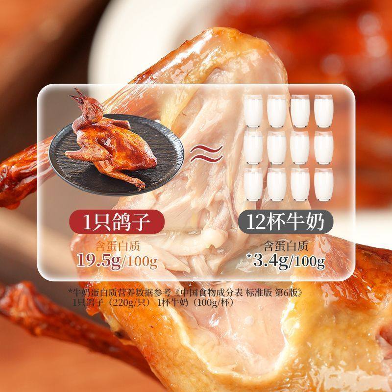 广东脆皮乳鸽广式衡水烤乳鸽半成品鹌鹑熟食加热开袋即食熟食肉类,淘宝优惠券,粉丝福利购,淘宝优惠卷