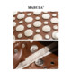MABULA American retro polka dot rivet shoulder bag