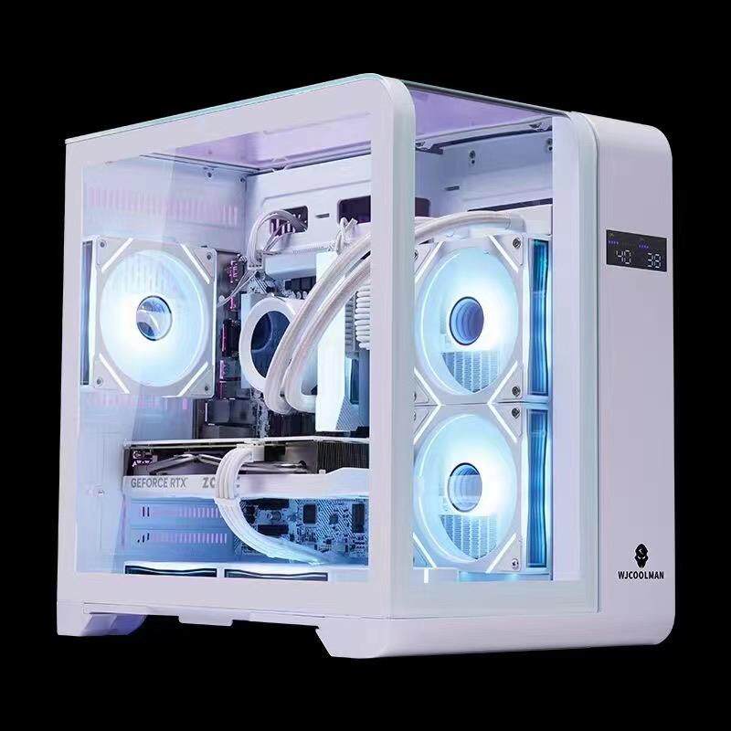 Wanjia Wentian mini sea view room Wentian PLUS chassis MATX motherboard 240 water-cooled desktop computer white accessories