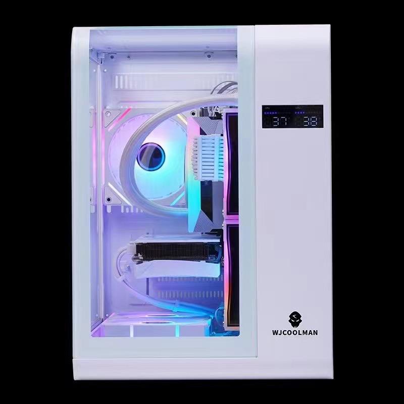 Wanjia Wentian mini sea view room Wentian PLUS chassis MATX motherboard 240 water-cooled desktop computer white accessories