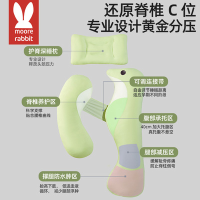 孕妇长条护腰靠枕托腹枕头