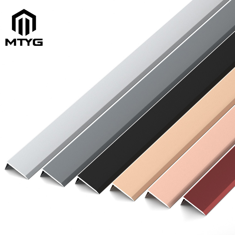 铝合金木地板收边条L型钛合金装饰线条瓷砖包边条直角收口压边条 - 图3