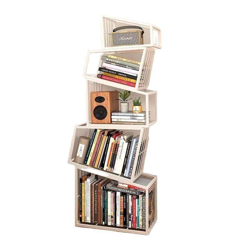 网红创意铁艺书架异形转角立式现代置物架落地简约书柜客厅角落,淘宝优惠券,粉丝福利购,淘宝优惠卷