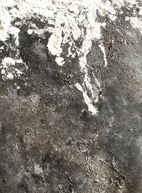 HW.piant原创手绘赤贫风客厅横向大幅油画玄关抽象挂画卧室装饰画