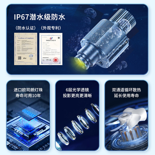 落叶动态创意投影灯店铺门头户外地面氛围图案文旅亮化灯光定制 - 图1