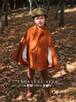 First warm 100% wool handmade bifacial cloak coat 2023 Winter girl temperament jacket The Beatles Bayern