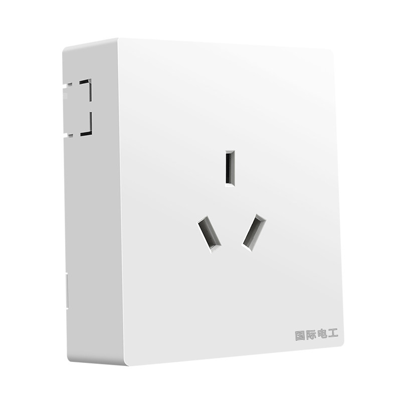 墙壁明装插座 家用热水器空调专用插座大孔三插面板大功率16a三孔,淘宝优惠券,粉丝福利购,淘宝优惠卷